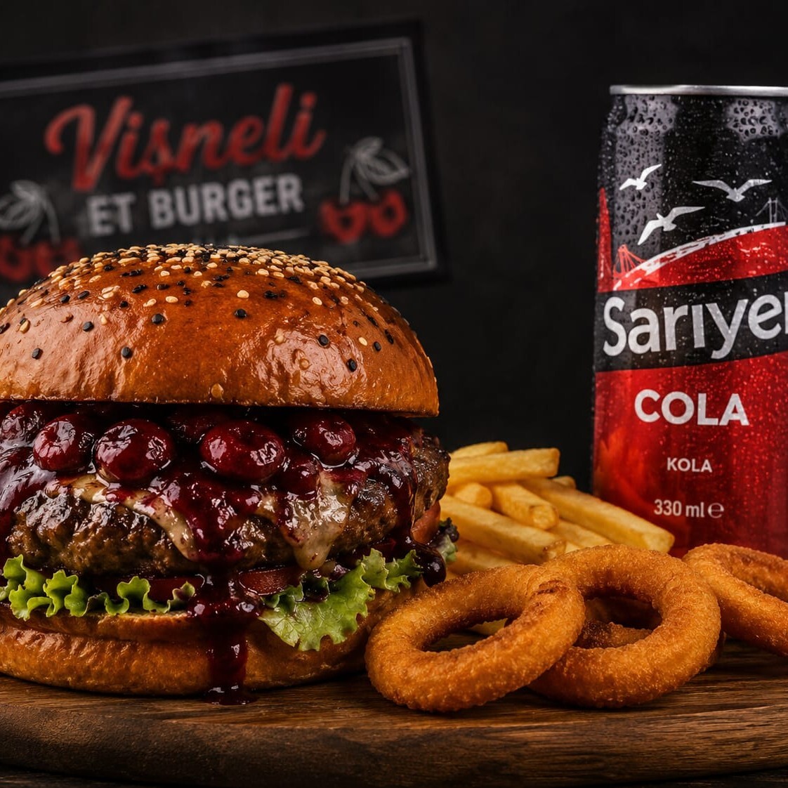 Aşna Vişne Burger Menü