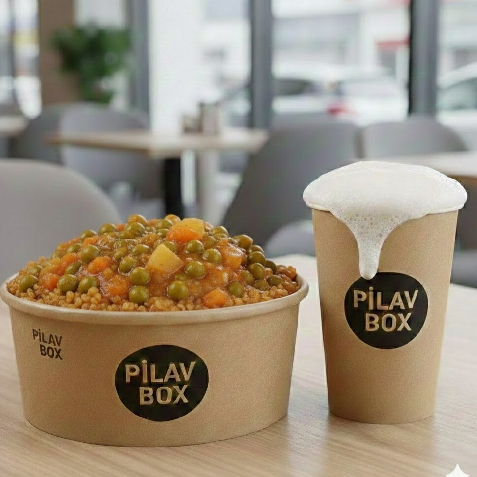 XXL Bulgur Üstü Bezelye + İçecek