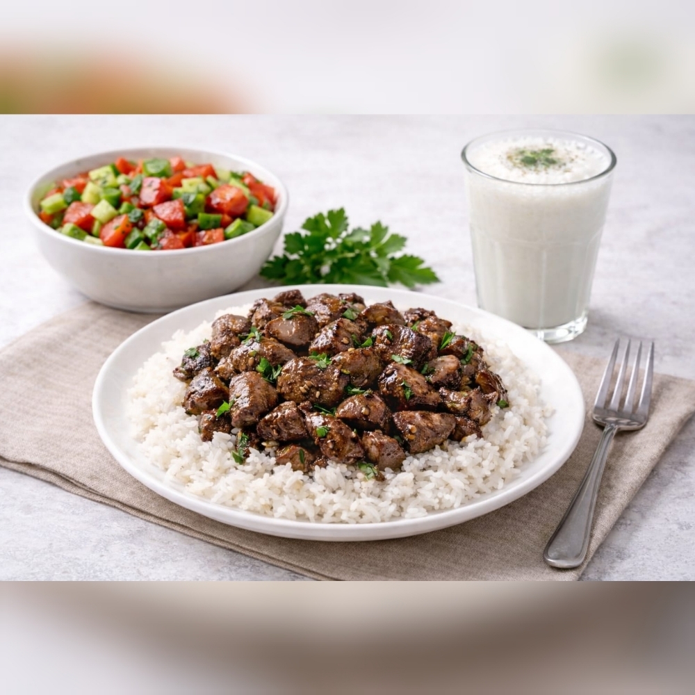 Tavuk Ciğerli Pilav Menü 2