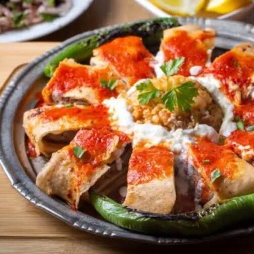 Special Urfa usulü Beyti Kebabı Sarma Beyti Kebap Gerçek Et Kebap - Kebapçı Celo Luxury