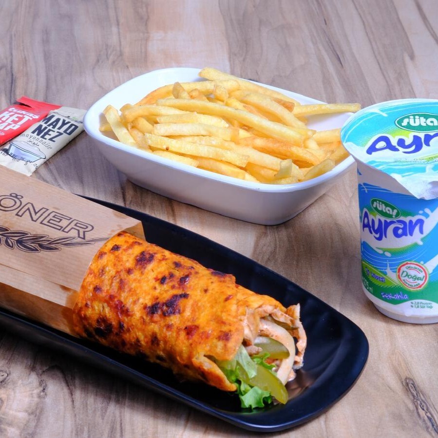 Dürüm (200 gr.) & Patates Kızartması Menü