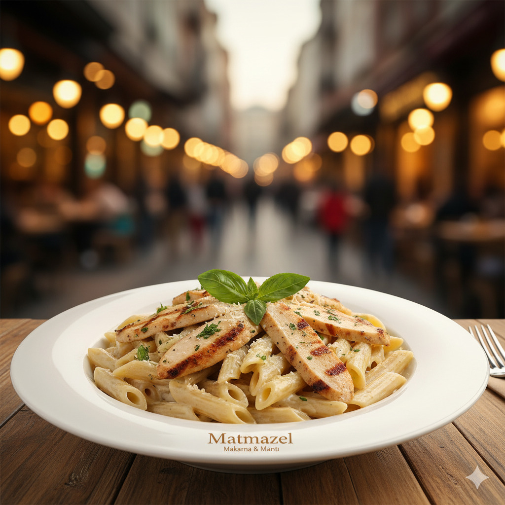 Kremalı Tavuklu Penne +coca cola