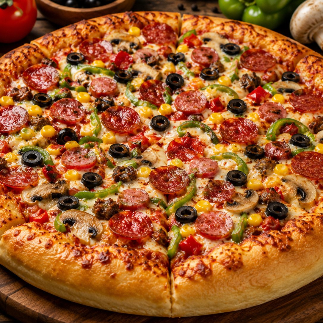 Karışık Pizza (Orta Boy 32 cm)