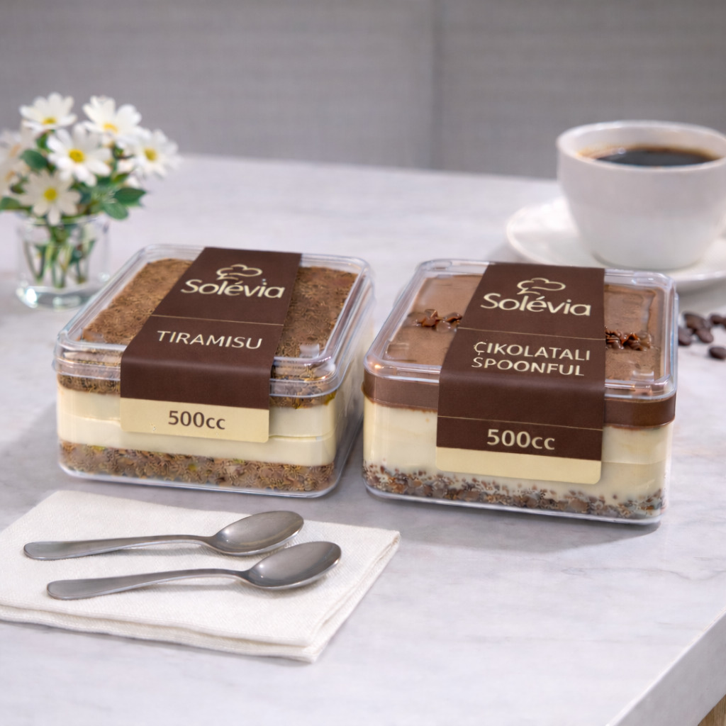 Dev 2'li Tiramisu 500 Cc + Belçika Çikolatalı Spoonful 500 Cc