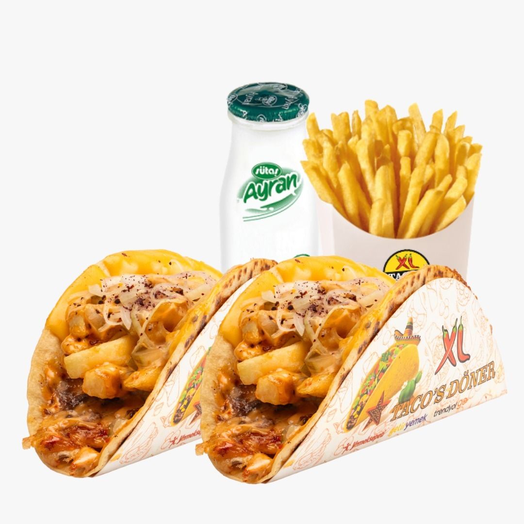 2'li Tavuk Taco Menü