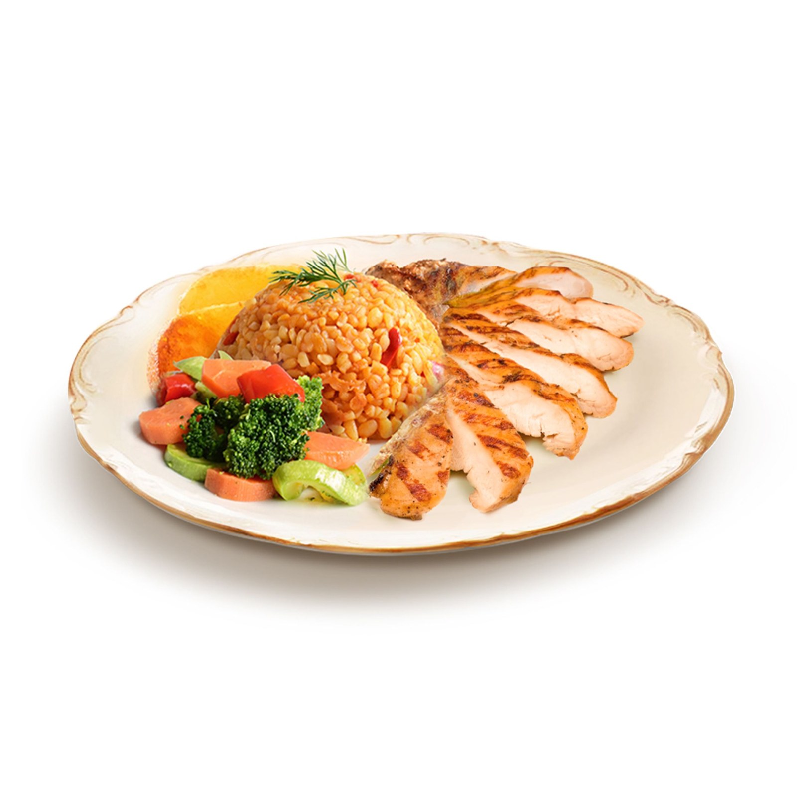 Bulgur Pilavı Üstü Mangalda Tavuk
