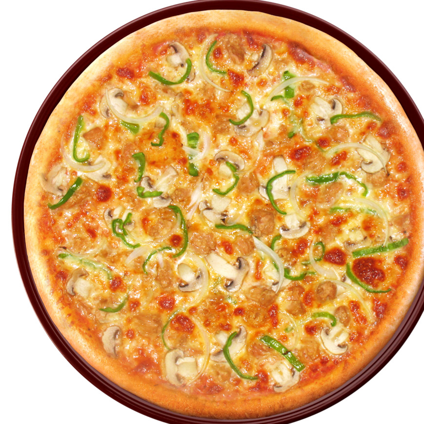 Tavuklu Mantarlı Pizza (Orta Boy)