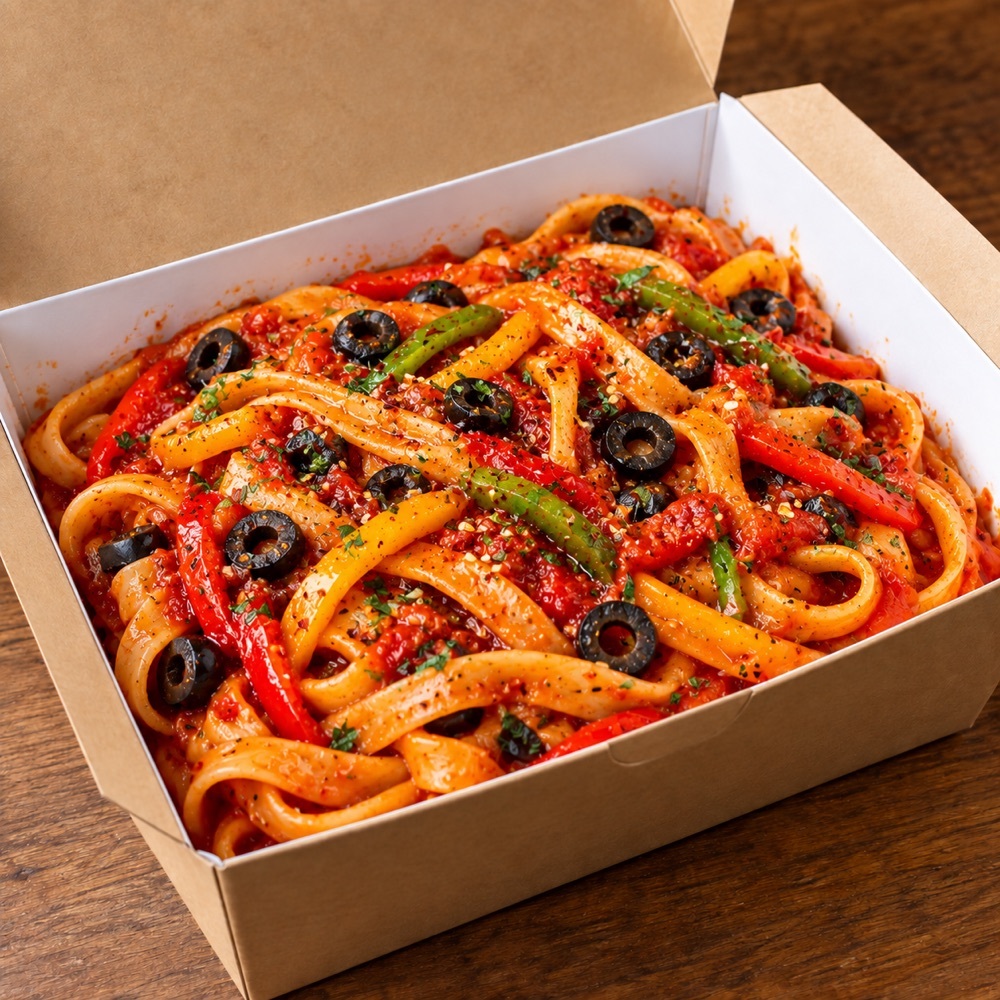 Arrabbiata Soslu Fettuccine