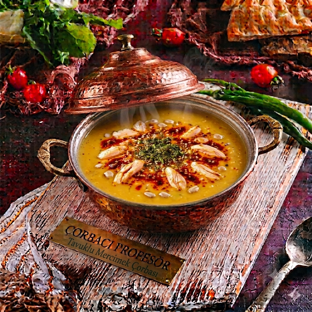Tavuklu Mercimek Çorbası