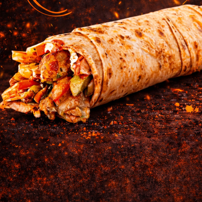 Hatay Usulü Tavuk Döner Dürüm