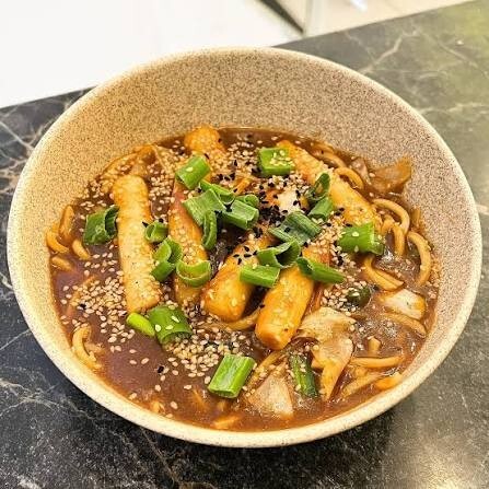 Karidesli Rabokki (Shrimp Rabokki)