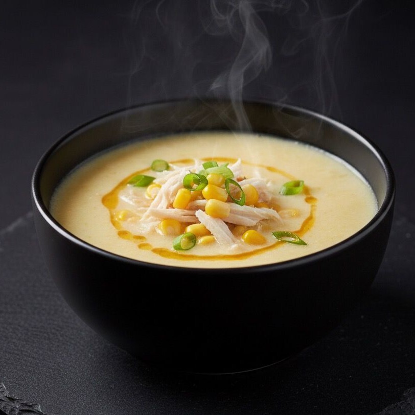 Tavuklu Mısırlı Çorba / Chicken Corn Soup