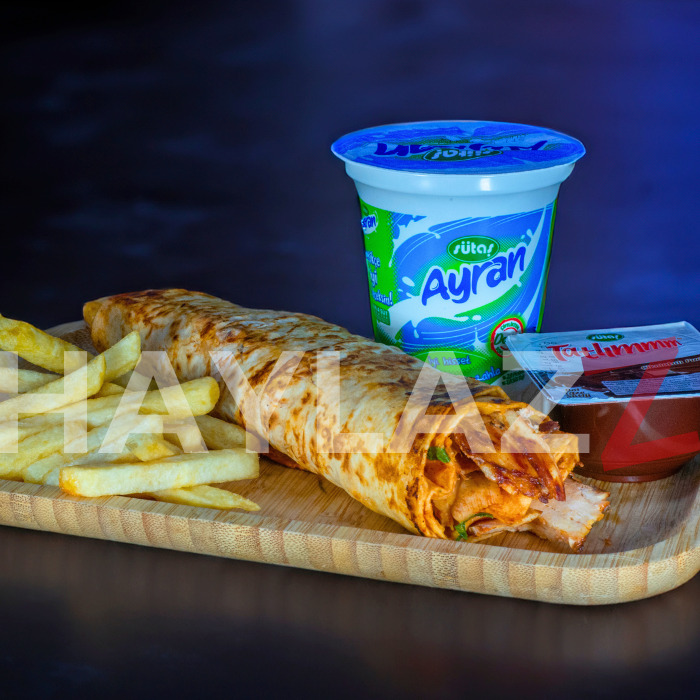 Haylaz Dürüm & Cips & Ayran & Tatlı Menü