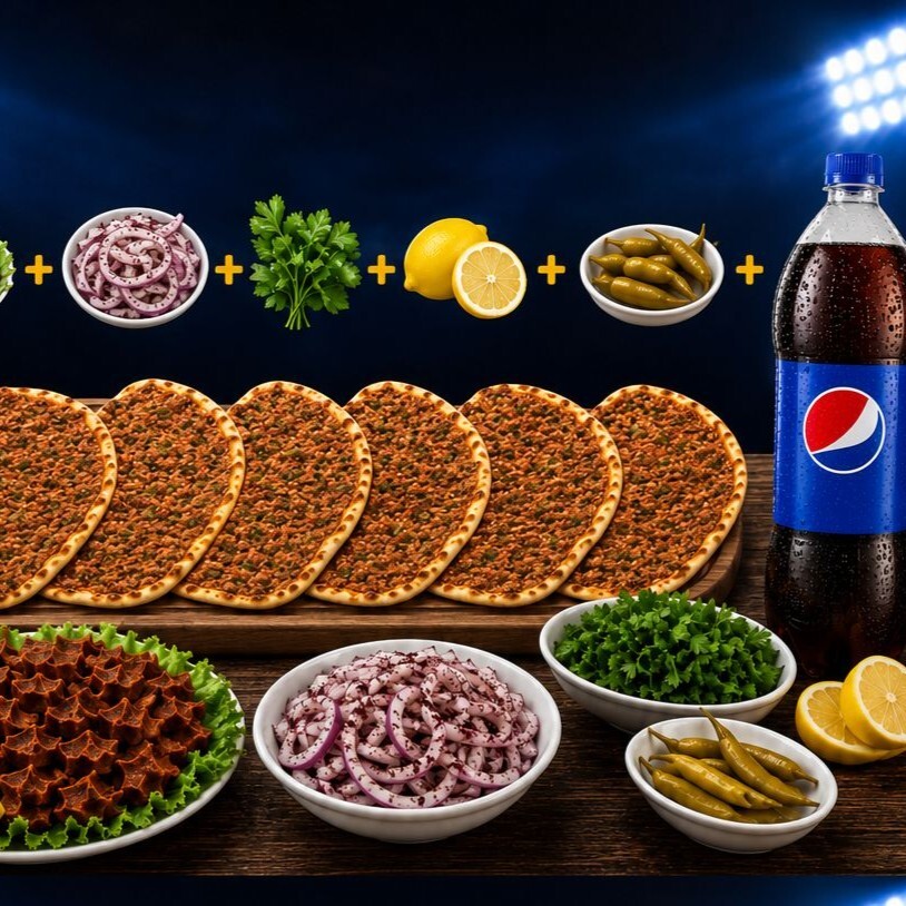 6'lı Lahmacun Pepsi Menü