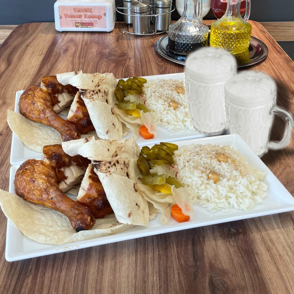 2'li Kalçalı But Menü / Ayran'lı
