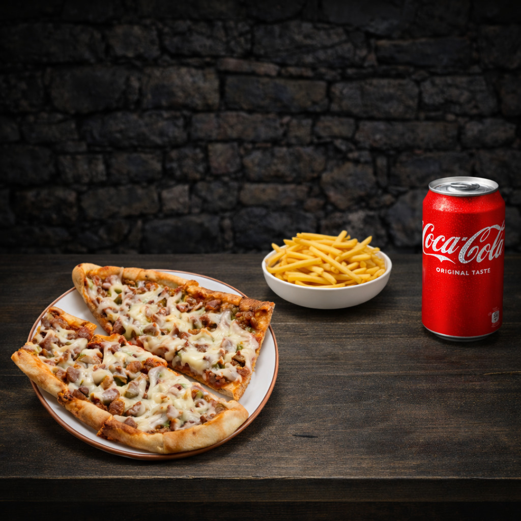 Kavurmalı Kaşarlı Pide Menü