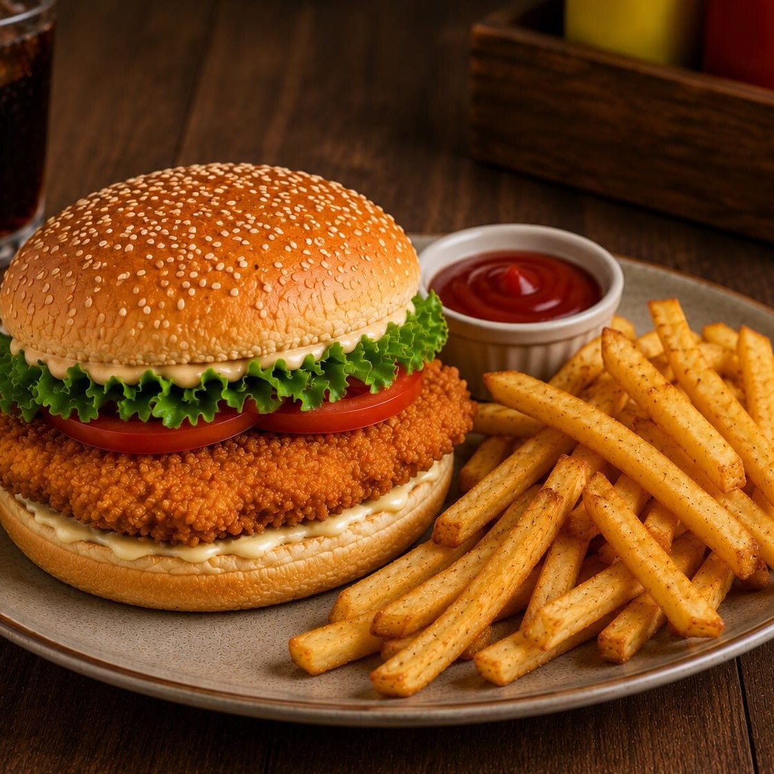 Tavuk Burger & Kızartma