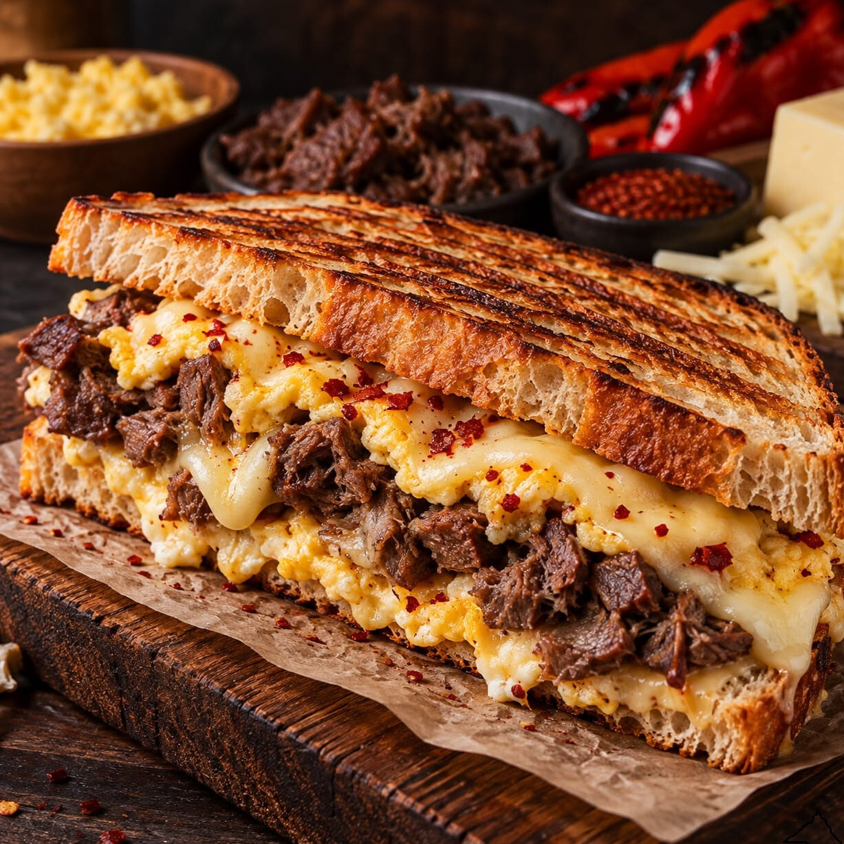 Kavurmalı Tost Menü