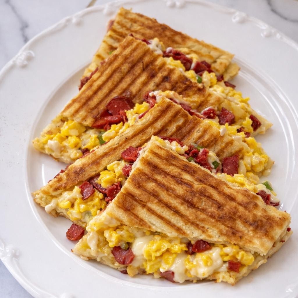 Çift Yumurtalı Bazlama Yenge Tost