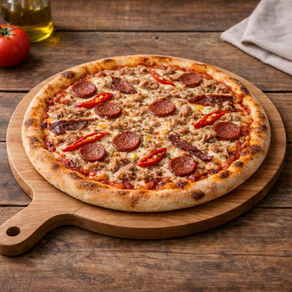 Ton Balıklı Pizza