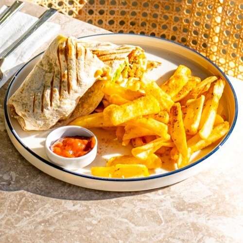 Ballı Hardallı Chicken Wrap