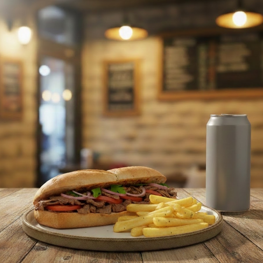 Ekmek Arası Et Tantuni Menü