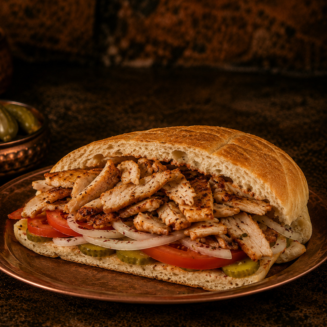 Tavuk Yarım Ekmek