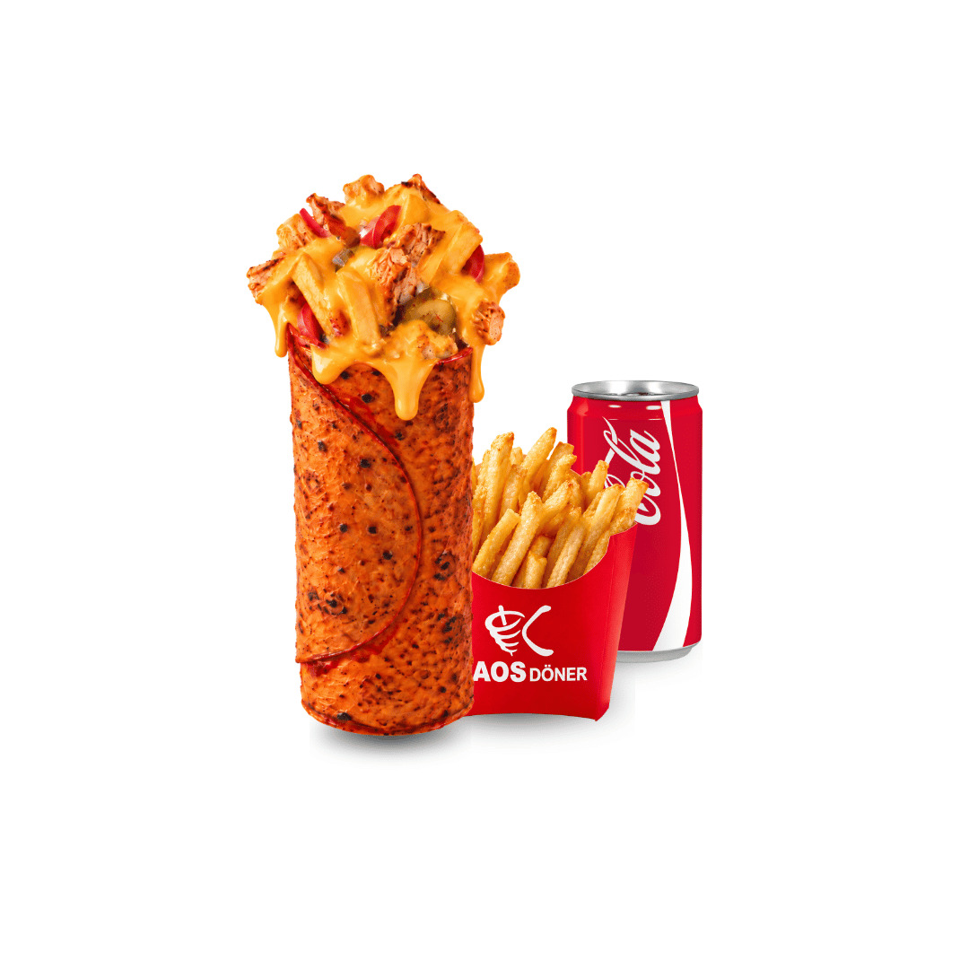 Cheddarlı Tavuk Menü (cola)
