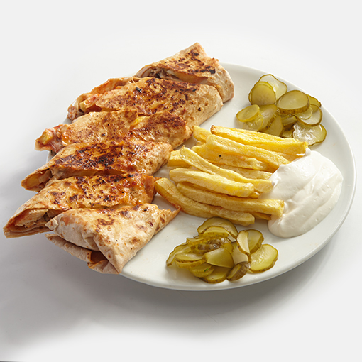 Kaşarlı Tavuk Döner Dürüm (Dilimlenmiş)