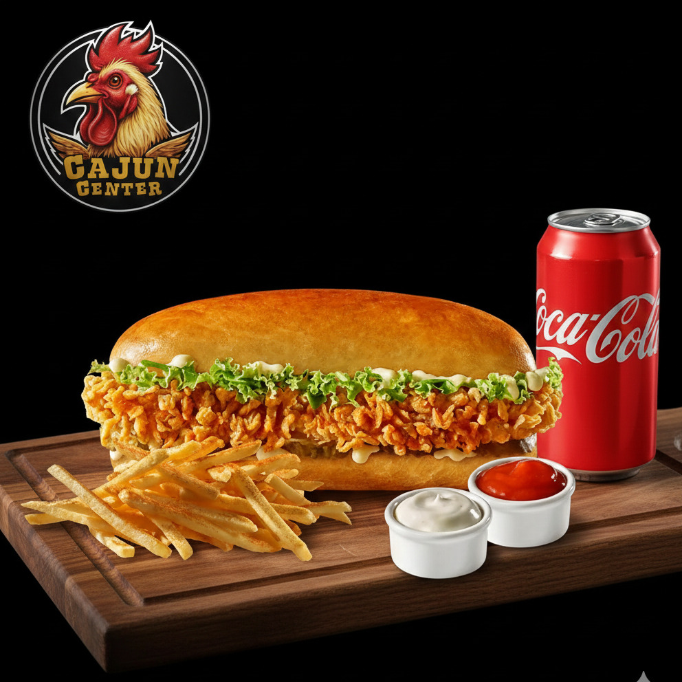 Cajun Sandviç Menü