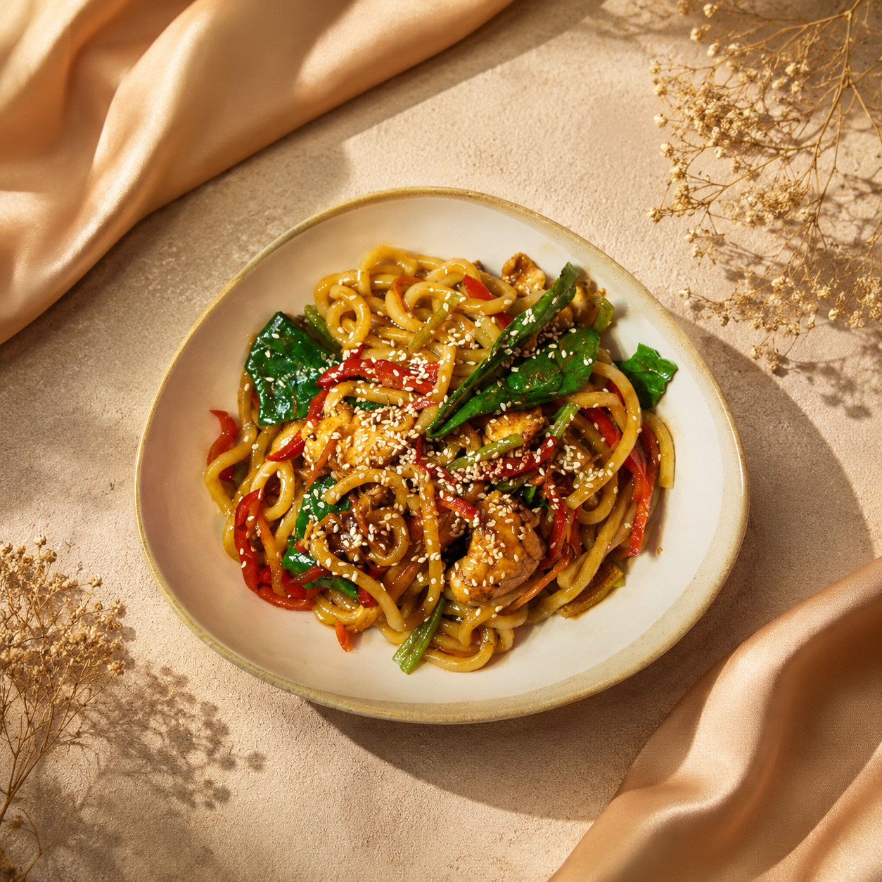 Tavuklu Udon