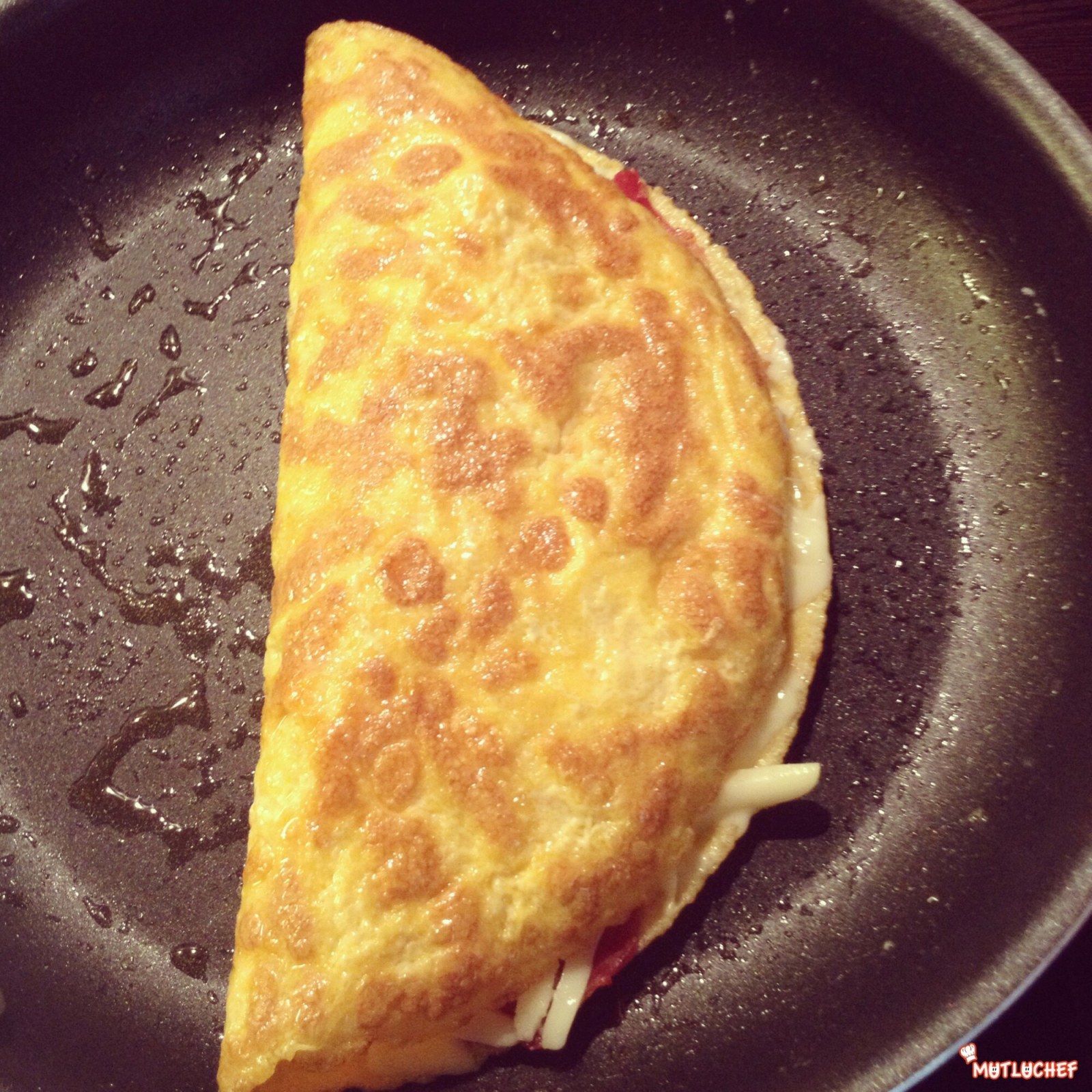 Kıymalı Kaşarlı Omlet