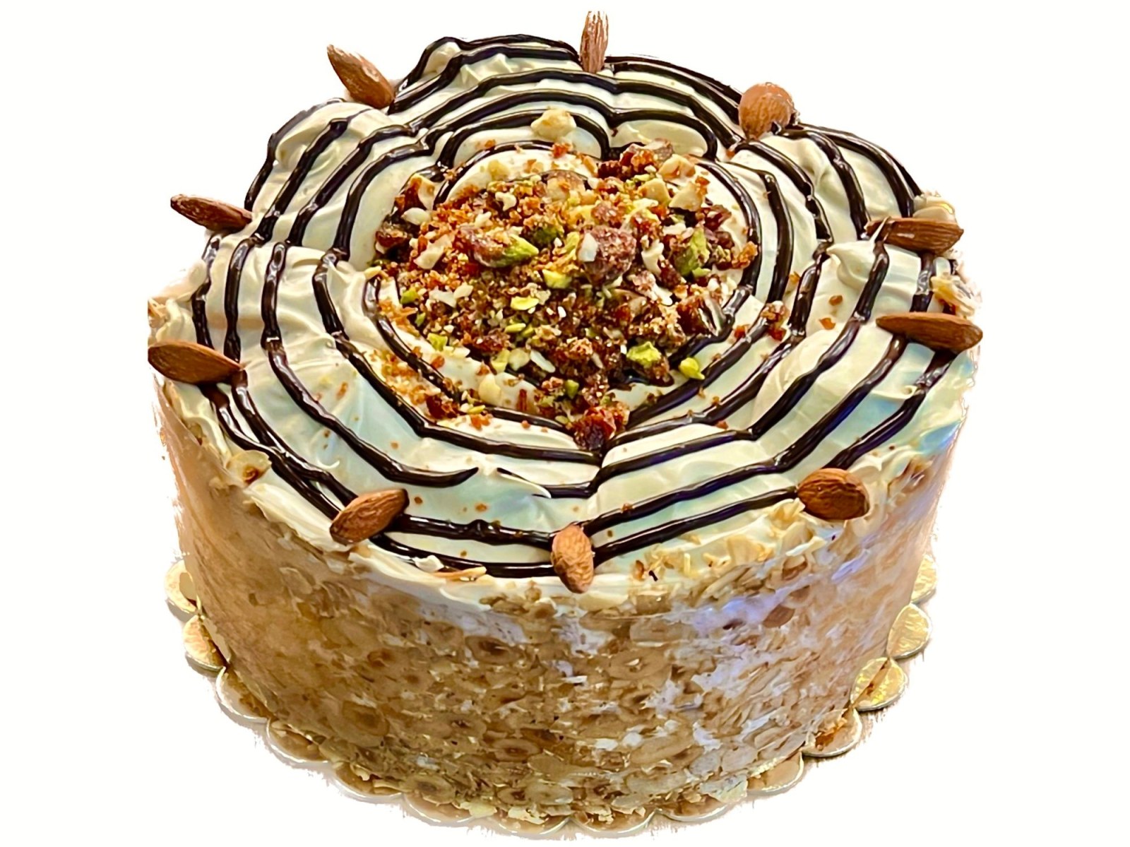 Karamelli Bademli Pasta (8 Kişilik )