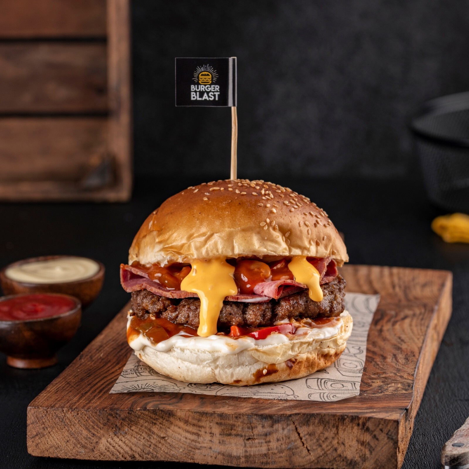 Mexican Burger & Patates Kızartması