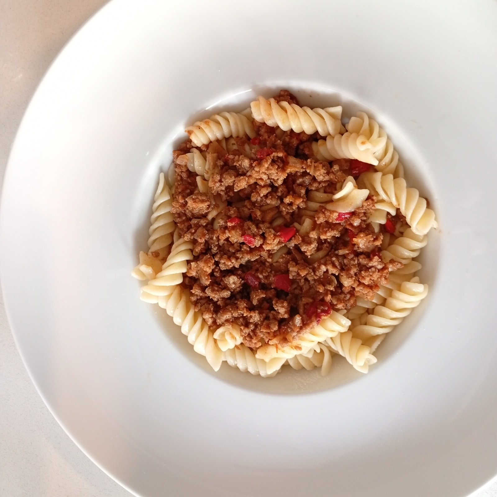 Bolonez Soslu Makarna (Bardakta)