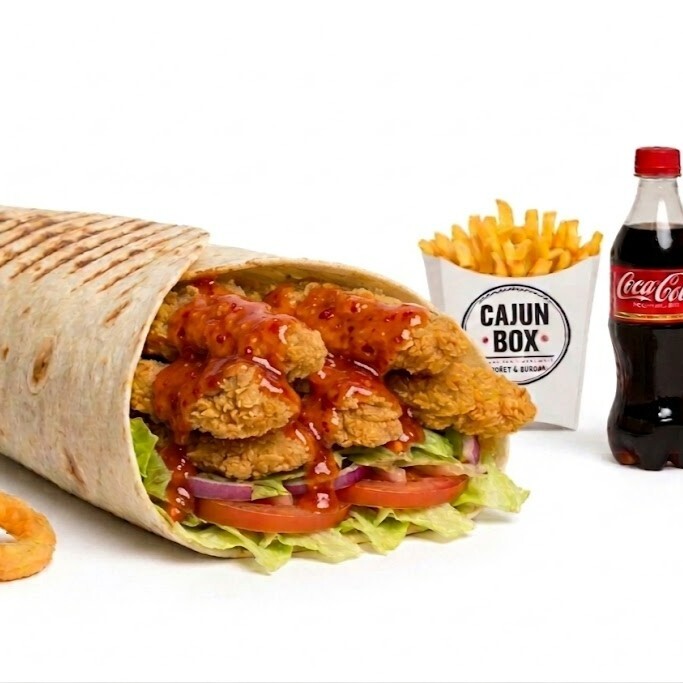 Mexica Cajun Burrito Menü