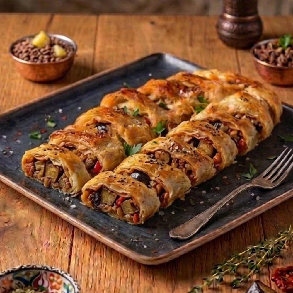 Kol Böreği Patlıcanlı (200