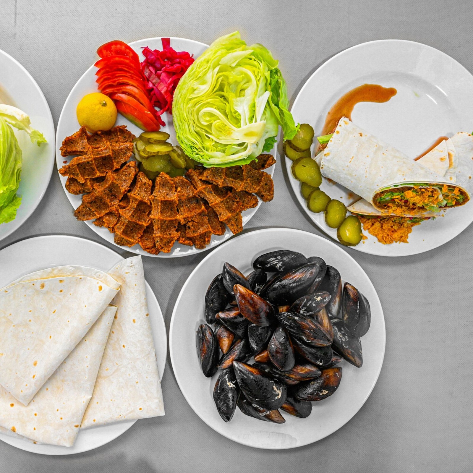 Çiğ Köfte (500 g) & Midye Menü