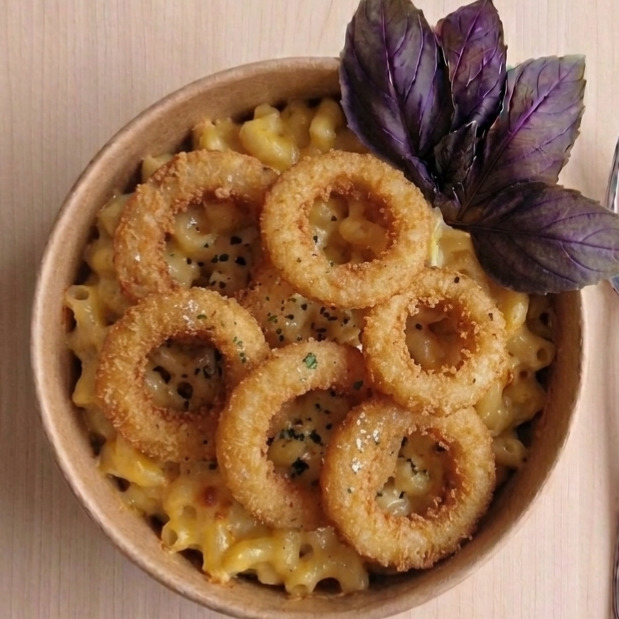 Çıtır Soğanlı Mac&Cheese