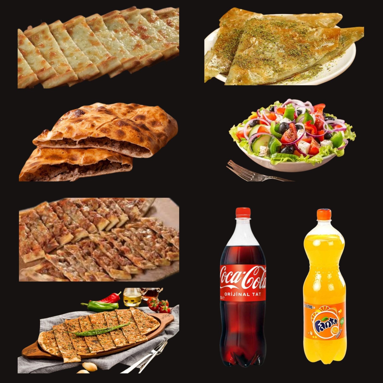 Angara Sofrası Aile Menü ( Pide 4 kişilik)