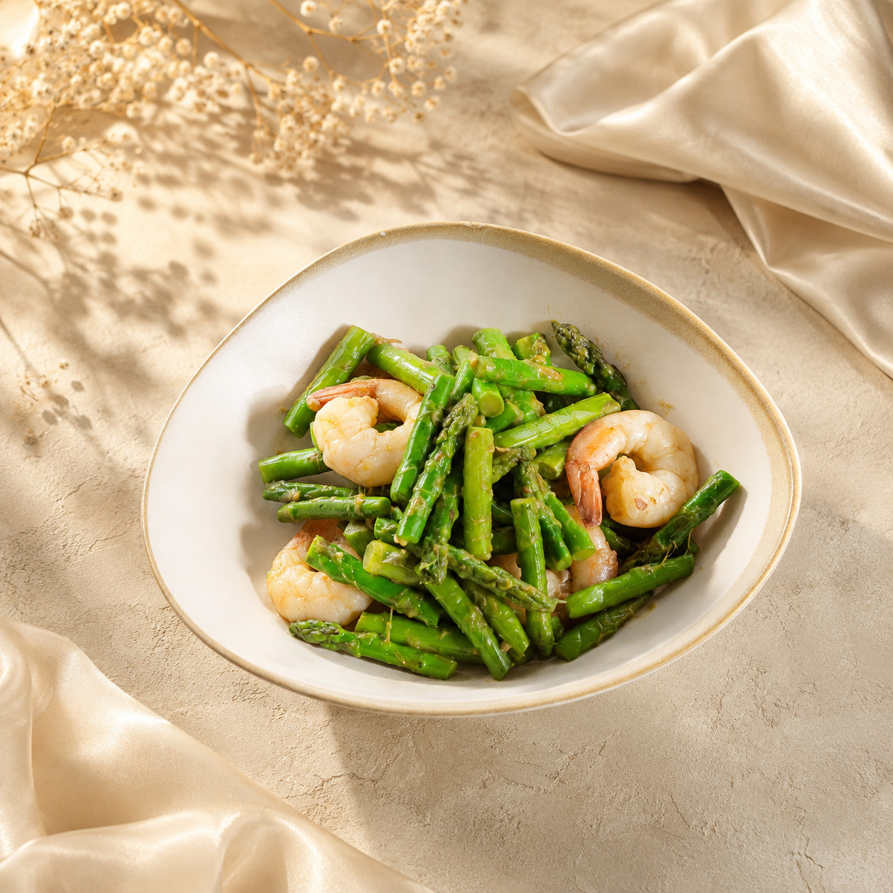 Asparagus Karides