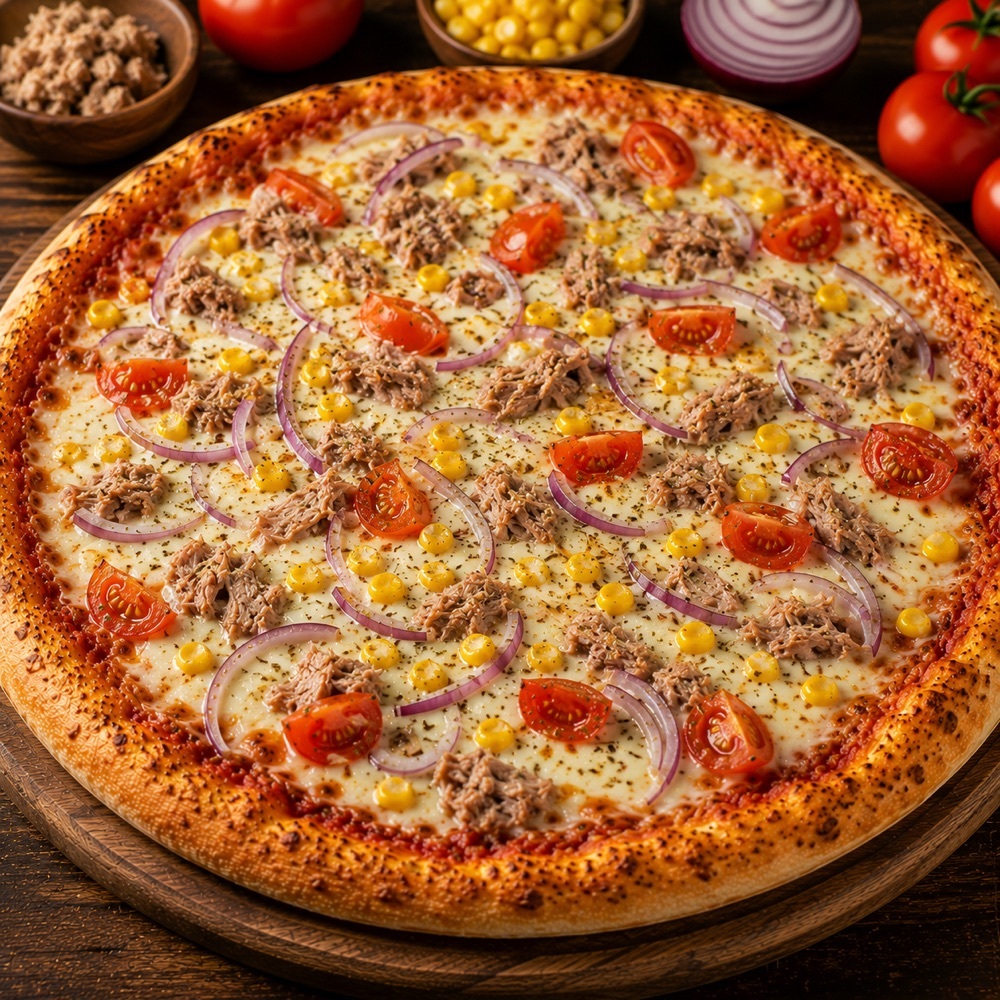Ton Balıklı Orkinos Pizza (Orta Boy)