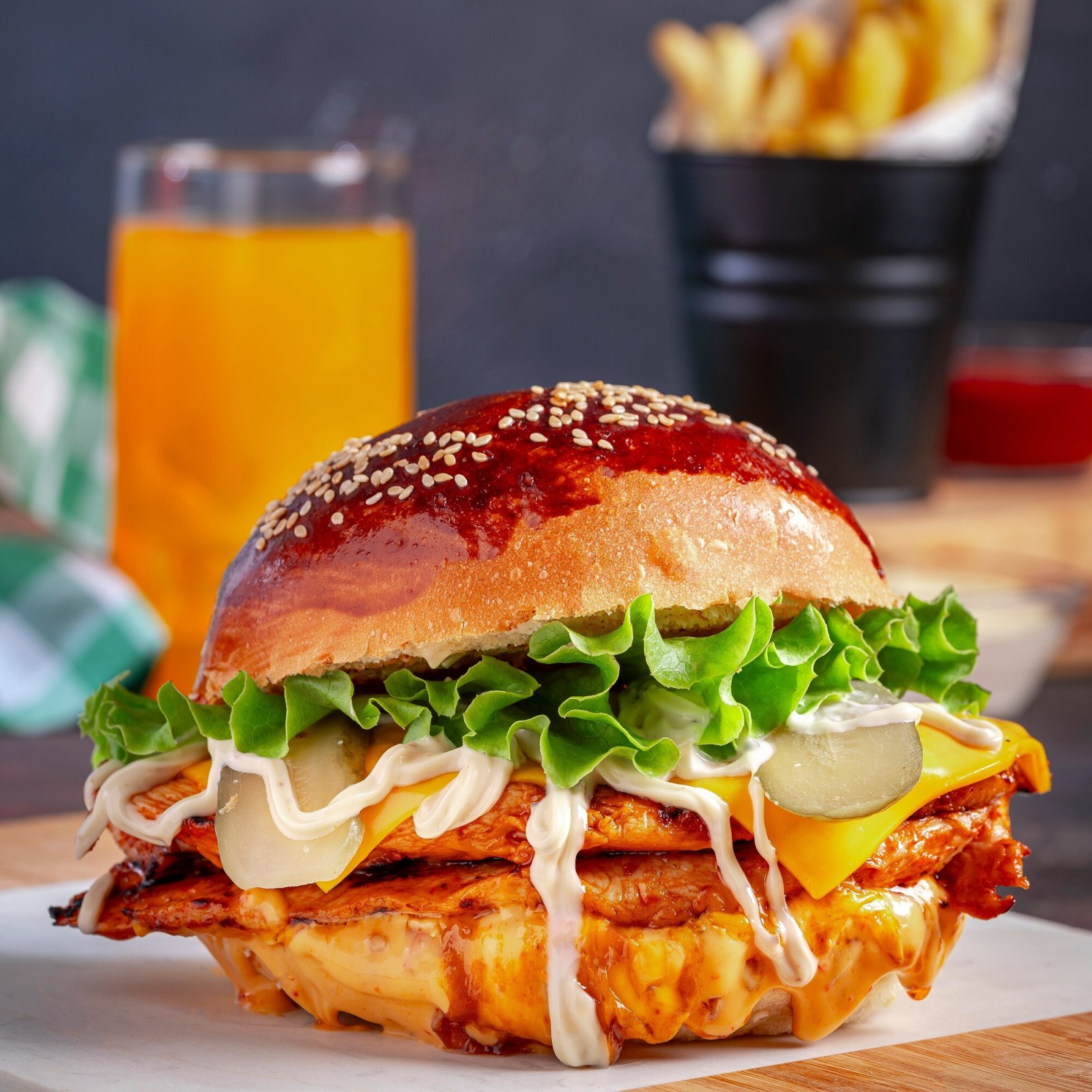 Trüflü Chicken Burger