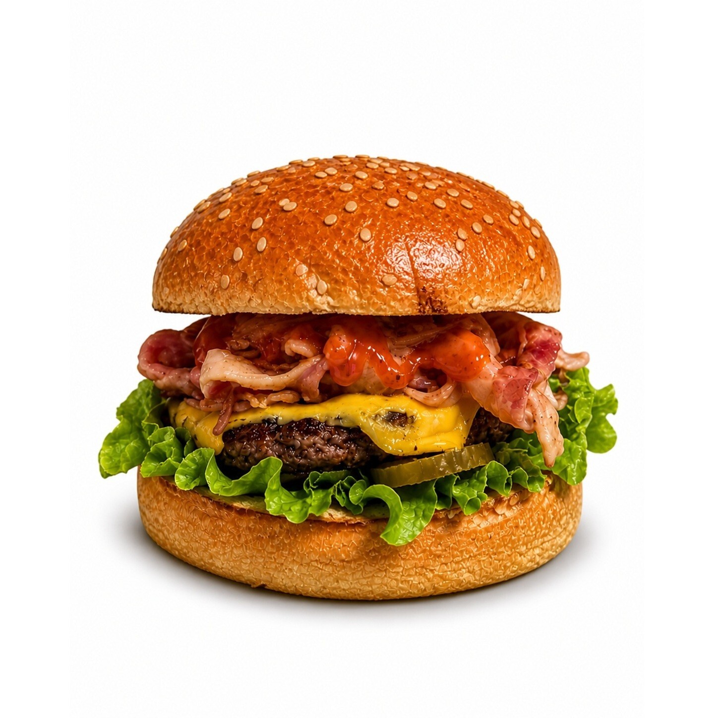 Hot Burger Menü