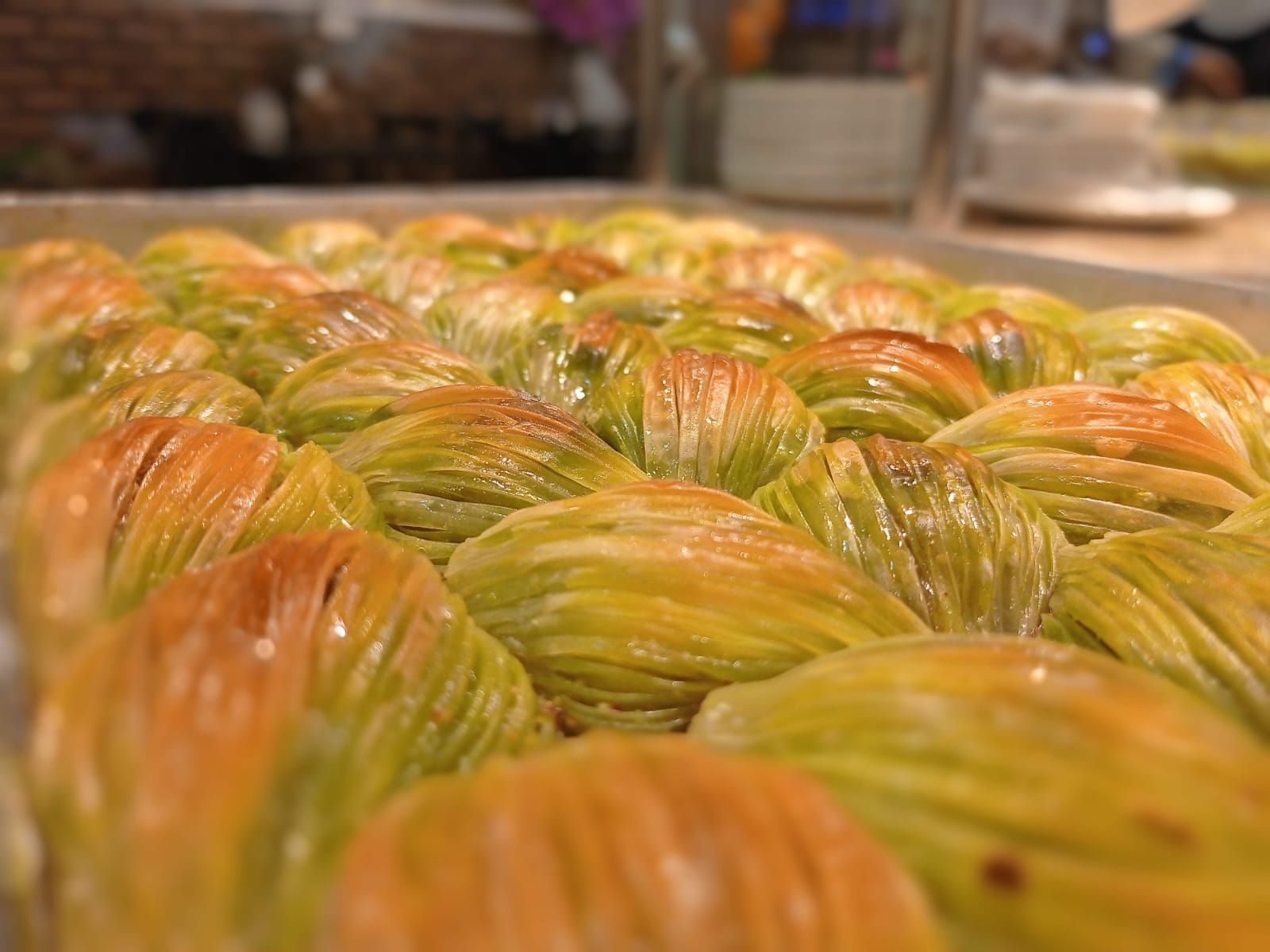 Fıstıklı Kaymaklı Midye Baklava[1KG]