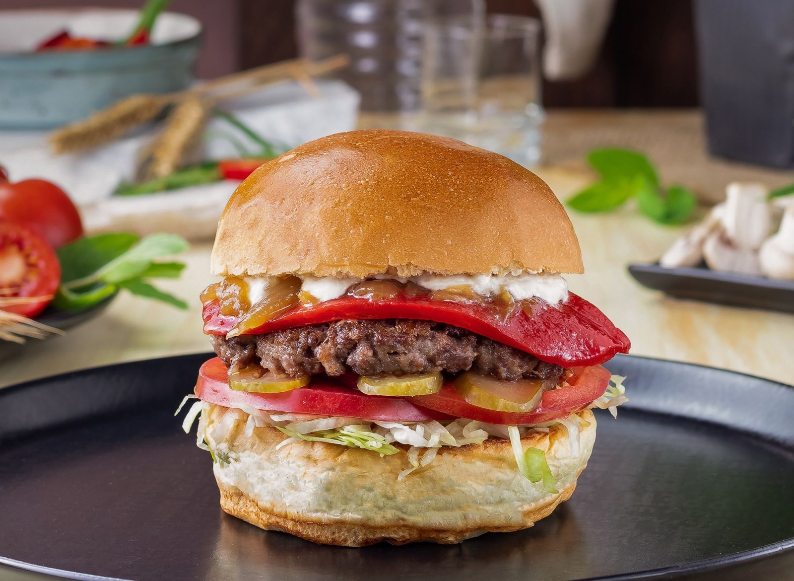 White Soft Burger