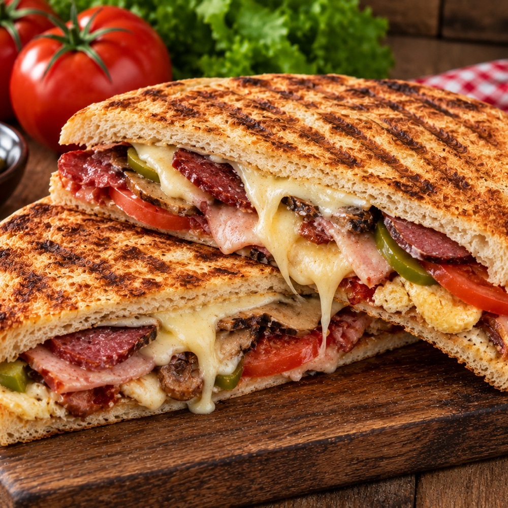 Karışık Bazlama Tost