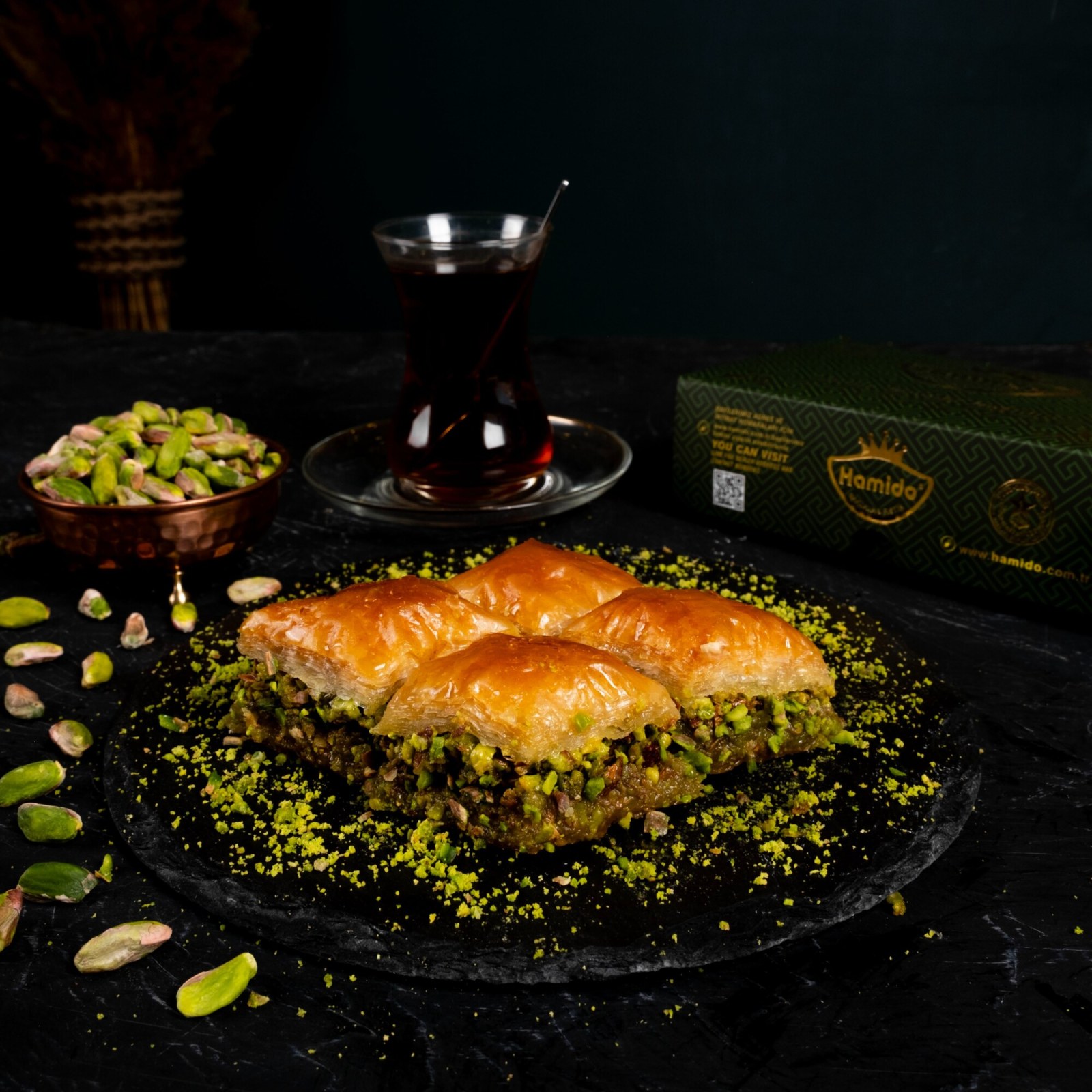 Fıstıklı Yaş Baklava (0,5 Kg)