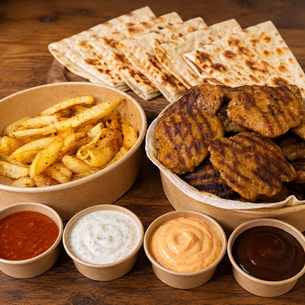 Kovada Tavuk Köfte (500 gr.) Menü
