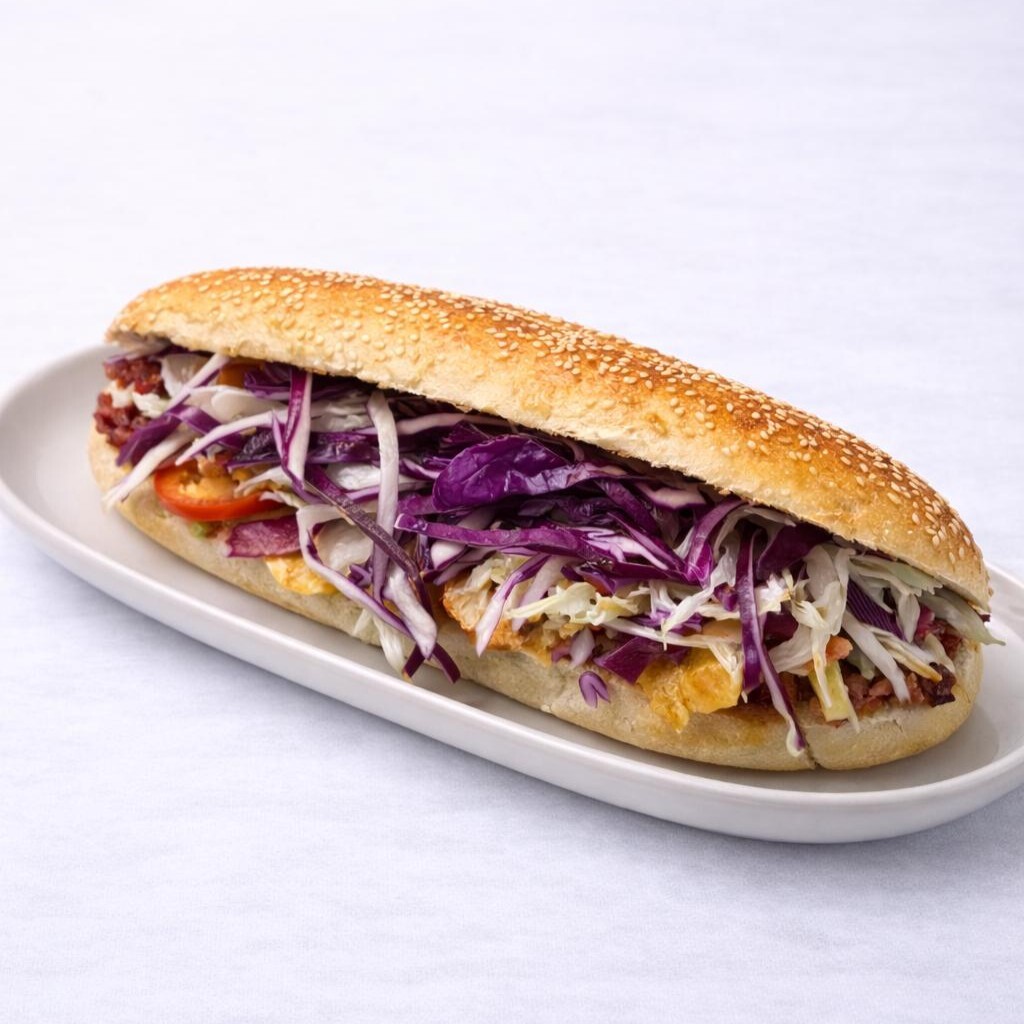 Acılı Tavuk & Cheddarlı Sandviç